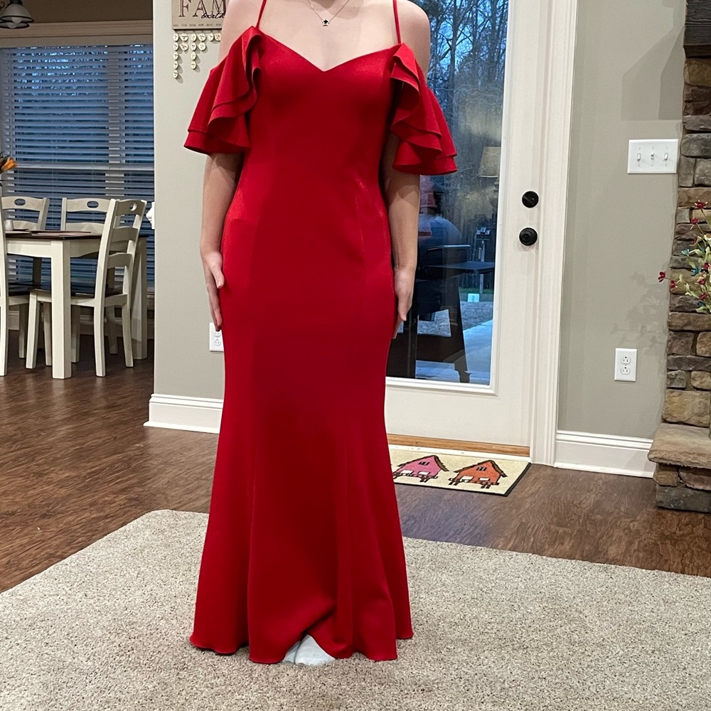 red prom dress size 7/8